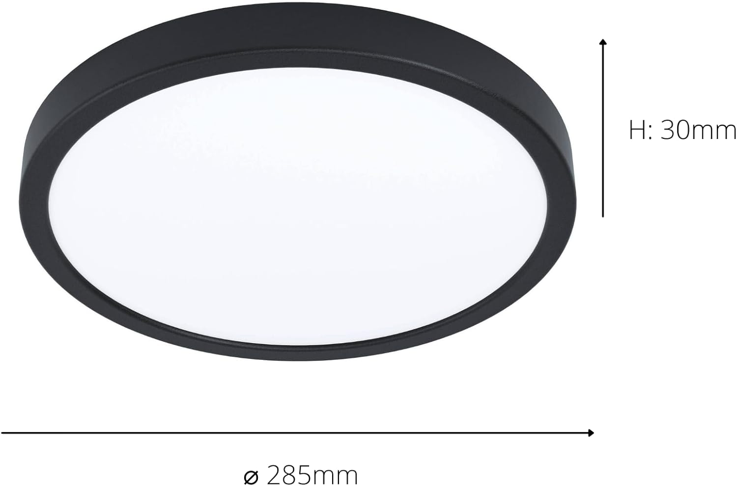 Eglo - Argolis-Z Outdoor Ceiling Lamp Black +28.5 - Tw - Zigbee, Bluetooth