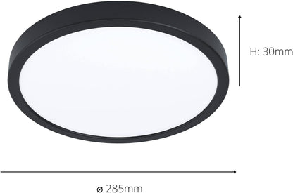 Eglo - Argolis-Z Outdoor Ceiling Lamp Black +28.5 - Tw - Zigbee, Bluetooth