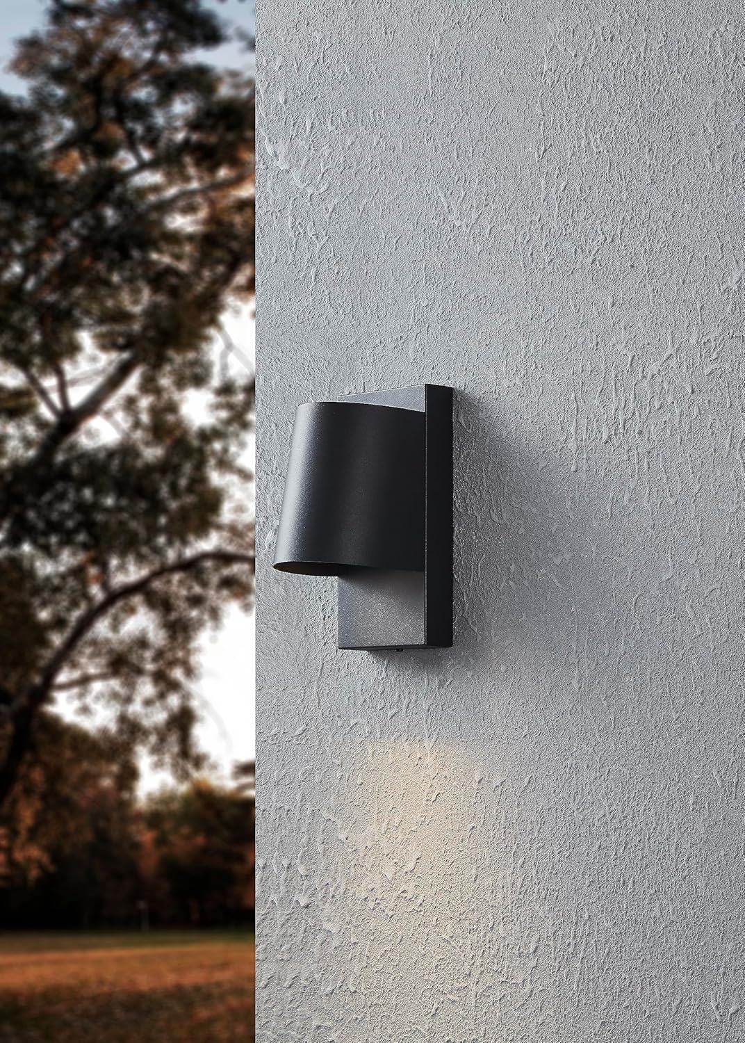 Eglo - Stagnone Outdoor Wall Gu10 400Lm Ip65 - Black