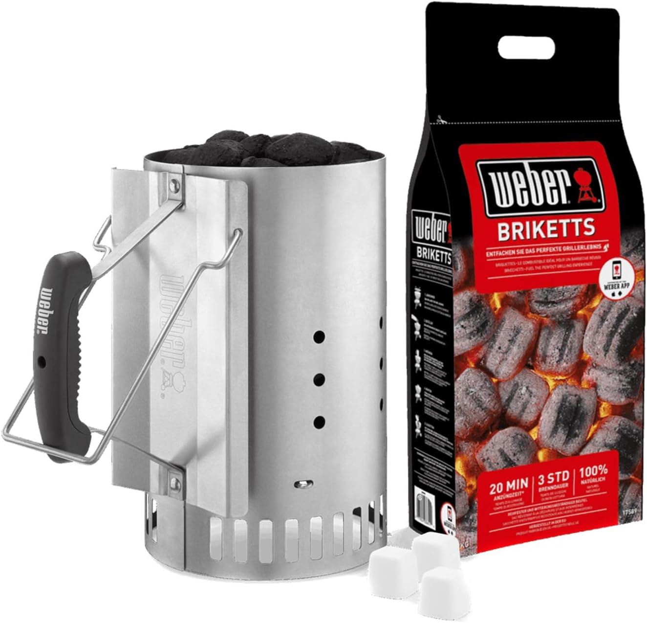 Weber - Rapidfire Brikettenstarterset / Starterset