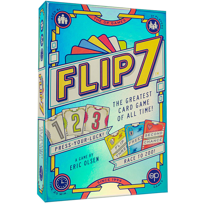 USAopoly | Flip 7 | Party Card Game | Ages 8+ | 3+ Players | 20+ Minutes Playing Time