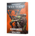 Games Workshop - Warhammer 40,000 - Kill Team: Datacards - Kommandos (2024-3rd Edition)