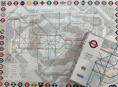 Gibsons TFL London Underground Map Jigsaw Puzzle (1000 Pieces