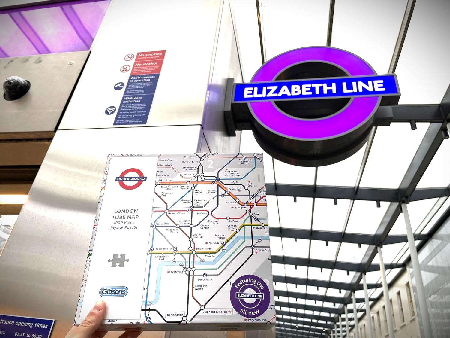 Gibsons TFL London Underground Map Jigsaw Puzzle (1000 Pieces