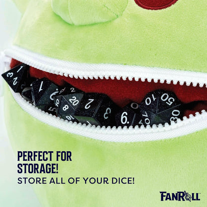 Metallic Dice Games FanRoll Pathfinder Dice Goblin Plush Bag