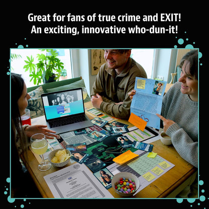 Thames & Kosmos Masters of Crime: Rapture | Murder Mystery Game | Pop Star | Who-Dun-It | Co-op Game | 1+ Players | Ages 16+