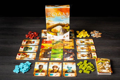 Red Raven Games, Roam - Strategy Roleplaying Game - for 2 to 4 Players, Ages 14+