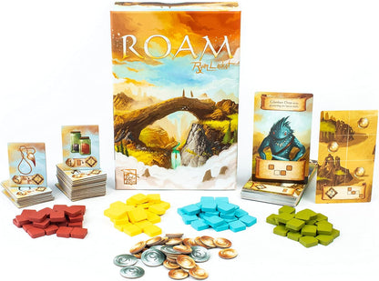 Red Raven Games, Roam - Strategy Roleplaying Game - for 2 to 4 Players, Ages 14+