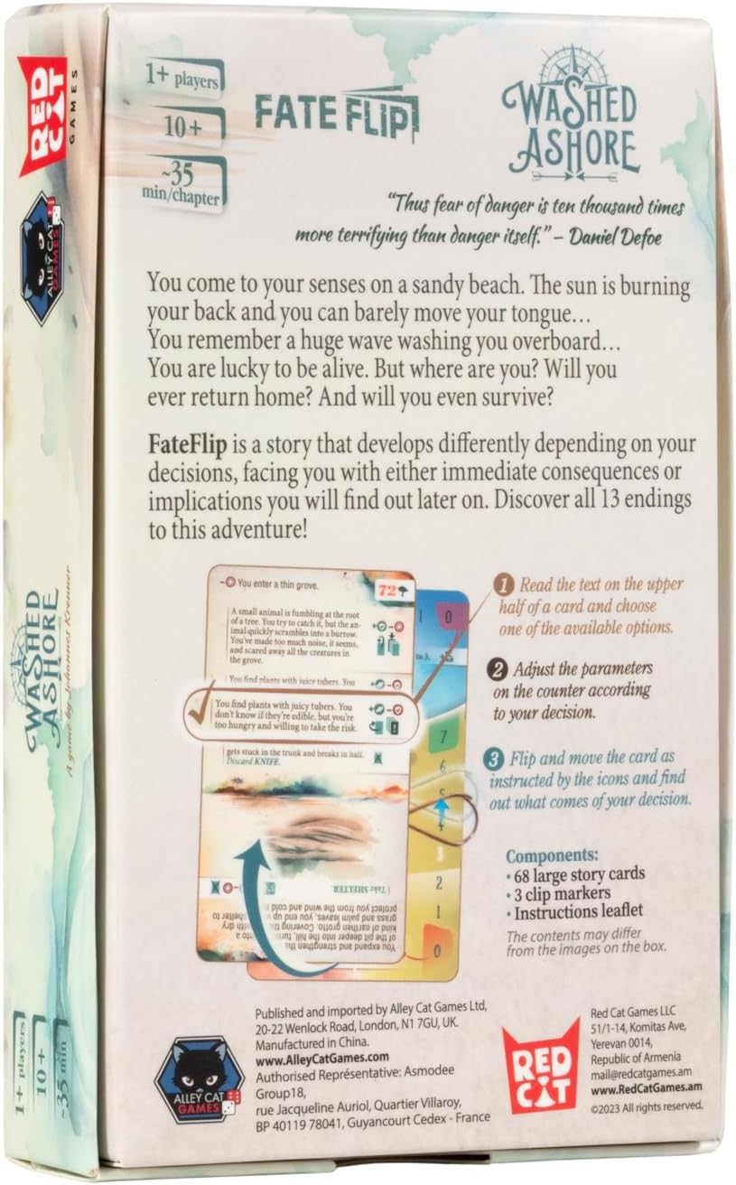 Washed Ashore - Card Based Choose your own Adventure Game