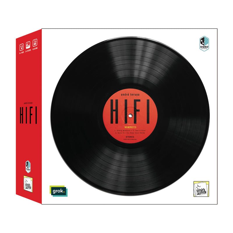 HiFi by Smirk & Dagger – Innovative Board Game with Rotating Action Selector – Mix Tracks and Complete Objectives – Visually Stunning Puzzle Game – Ages 14+, 2 to 4 Players & 45 to 70 Min Playtime