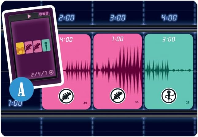 HiFi by Smirk & Dagger – Innovative Board Game with Rotating Action Selector – Mix Tracks and Complete Objectives – Visually Stunning Puzzle Game – Ages 14+, 2 to 4 Players & 45 to 70 Min Playtime