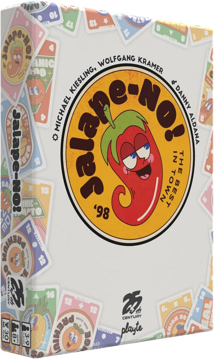 Jalape-NO!, classic trick taking card game for 3 to 9 players. Don’t eat the jalapeno! - 25th Century Games