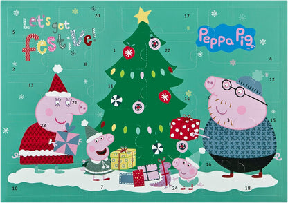 PIPB8027 - Undercover - Peppa Pig - Peppa Wutz Adventskalender für Kinder, mehrfarbig