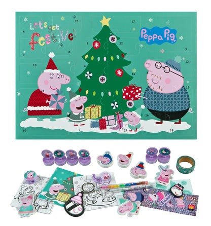 PIPB8027 - Undercover - Peppa Pig - Peppa Wutz Adventskalender für Kinder, mehrfarbig