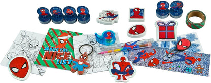 SPAN8027 - Calendario dell'Avvento per bambini, motivo: Spiderman, multicolore