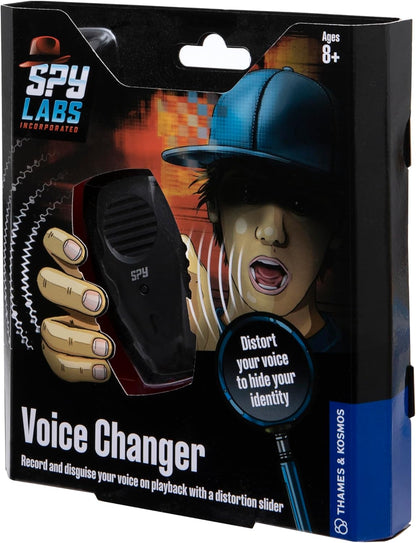 Thames & Kosmos Spy Labs Voice Changer, Detective Toy for Disguising Your Voice, Records Up to 12 Seconds, Spy Toys, Age 8+