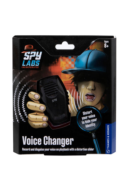 Thames & Kosmos Spy Labs Voice Changer, Detective Toy for Disguising Your Voice, Records Up to 12 Seconds, Spy Toys, Age 8+