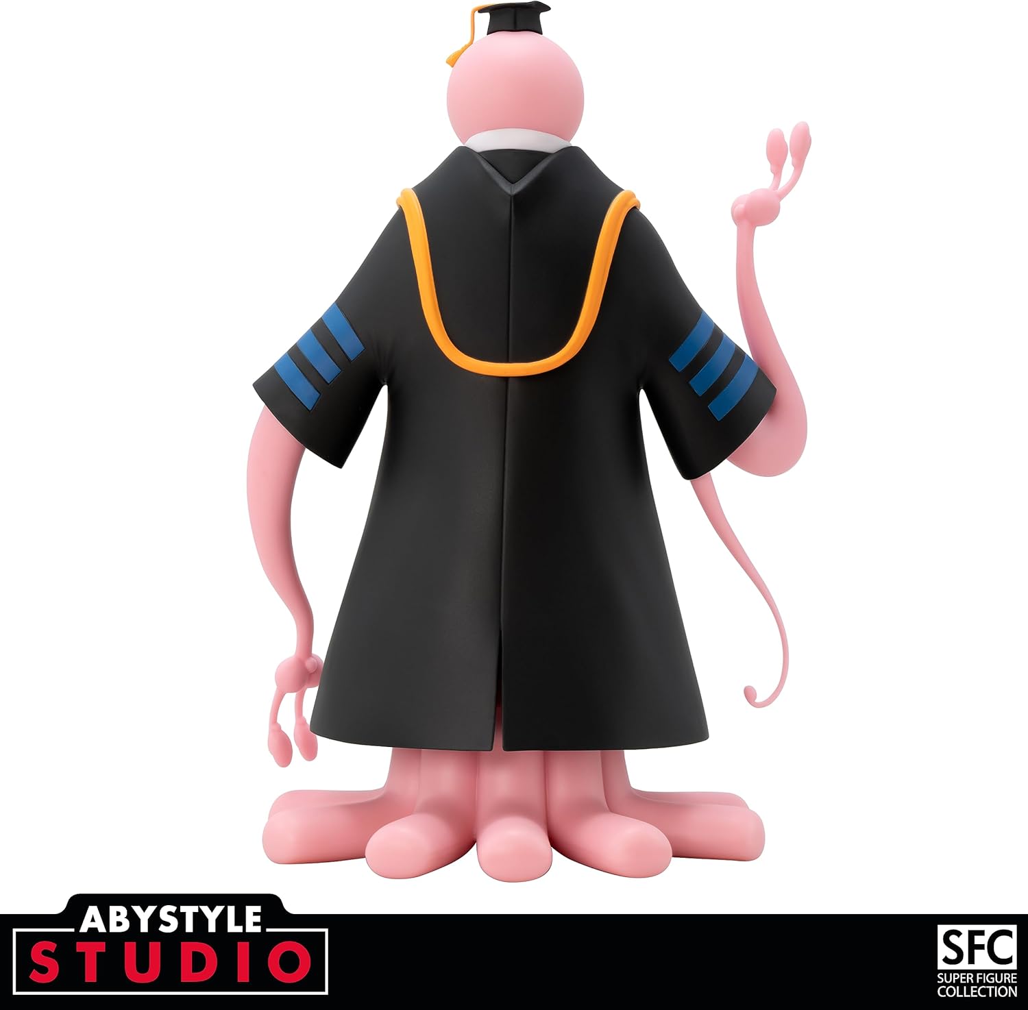 ABYSTYLE Studio Assassination Classroom Pink Koro Sensei SFC Collectible PVC Figure 7.8" Tall Statue Anime Manga Figurine Home Room Office Décor Gift