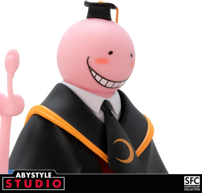 ABYSTYLE Studio Assassination Classroom Pink Koro Sensei SFC Collectible PVC Figure 7.8" Tall Statue Anime Manga Figurine Home Room Office Décor Gift