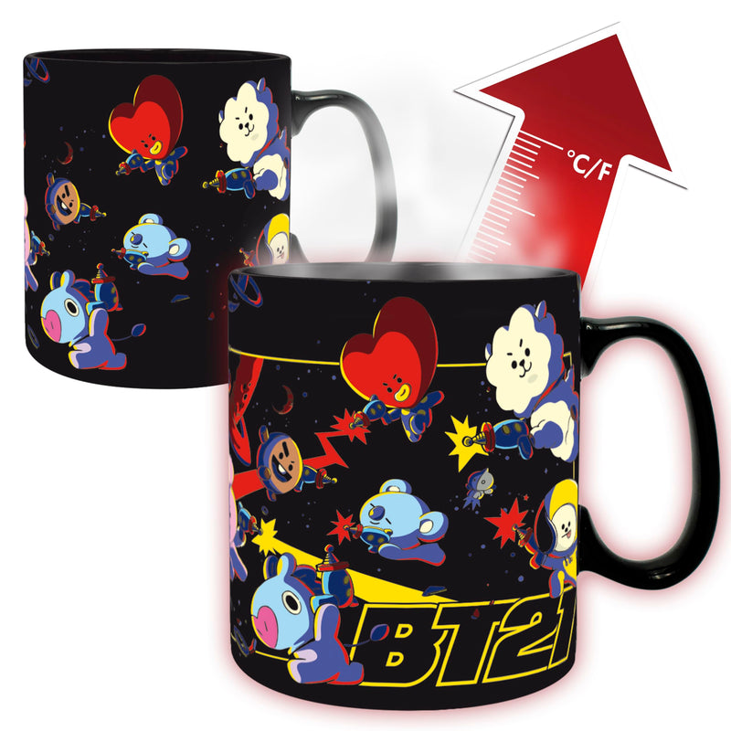 GB eye BT21 Space 460ml Heat Change Mug