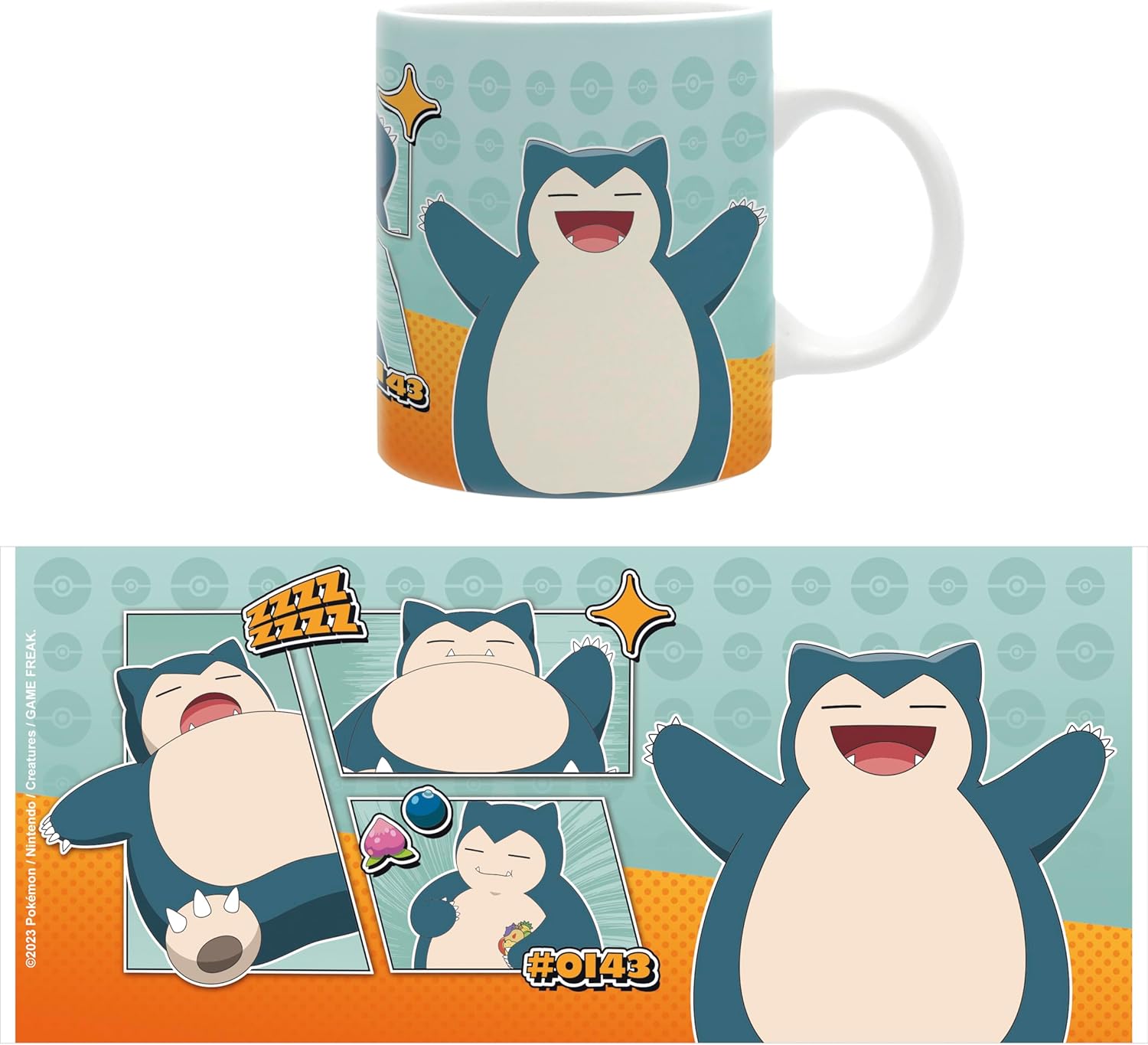 ABYSTYLE - POKEMON Snorlax Cartoon Mug, ABYMUGA481