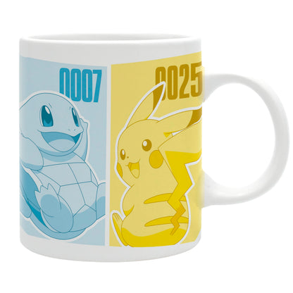 ABYSTYLE Pokémon Pikachu & Kanto Starters Ceramic Novelty Coffee & Tea 320ml / 11oz Mug