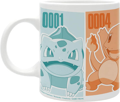 ABYSTYLE Pokémon Pikachu & Kanto Starters Ceramic Novelty Coffee & Tea 320ml / 11oz Mug