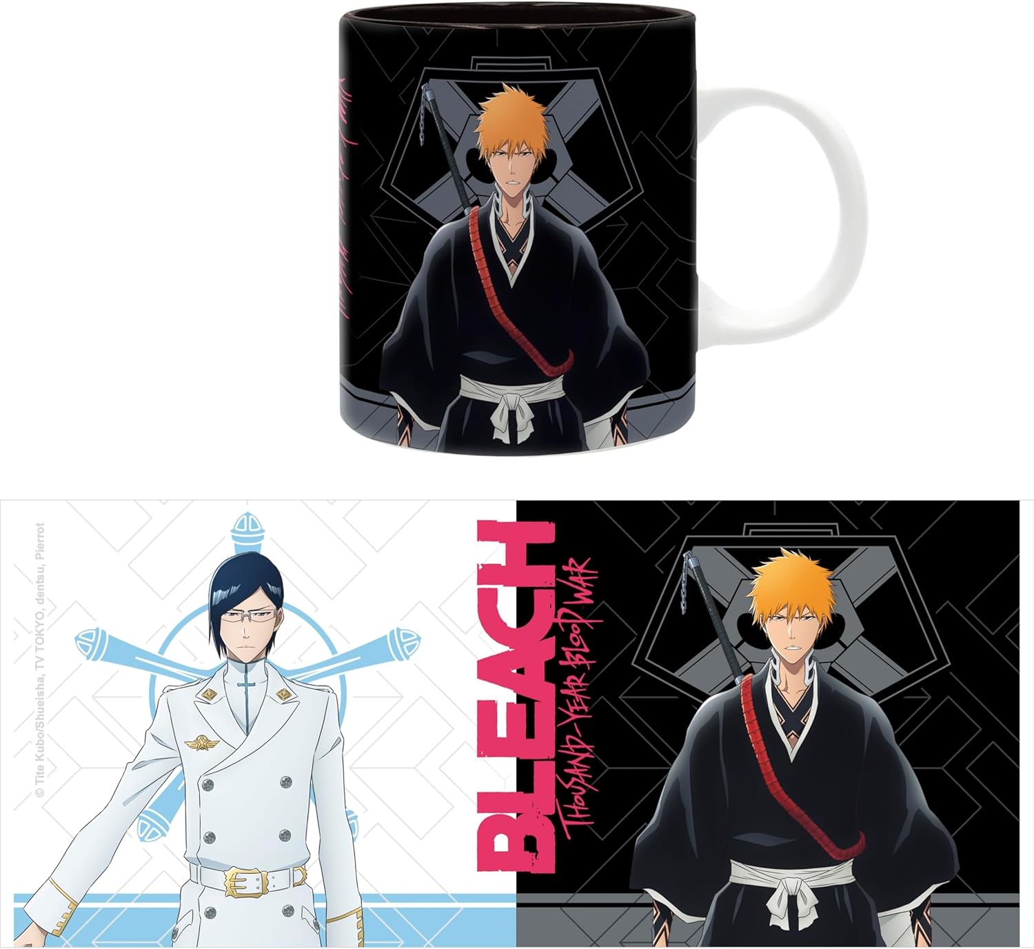 ABYSTYLE Bleach TYBW Ichigo vs Ishida Ceramic Novelty Coffee & Tea 320ml / 11oz Mug