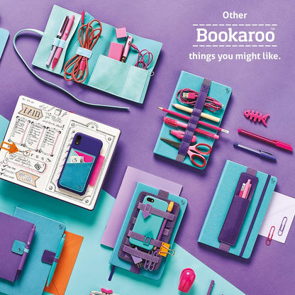 IF Bookaroo Pen, soft touch, colour coated pen with black ink - PURPLE