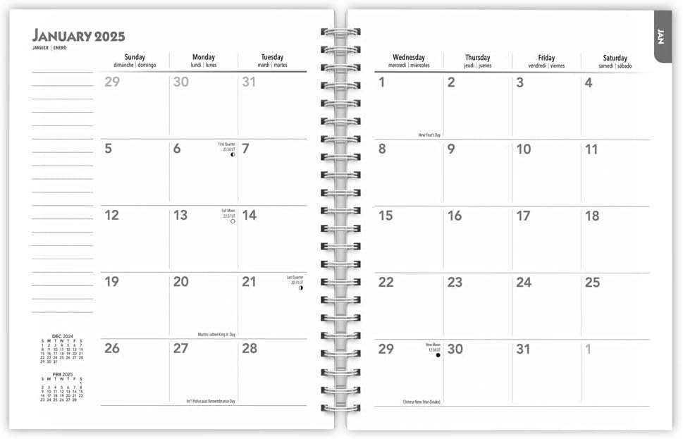 The BrownTrout Portrait Series: The Noble Horse | 2025 6 x 7.75 Inch Spiral-Bound Wire-O Weekly Engagement Planner Calendar | New Full-Color Image Every Week | Pets Equestrian