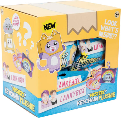 LankyBox Mystery Plush, verzamelbare clipons, officieel gelicenseerde LankyBox Merch-hoesje van 18 stuks
