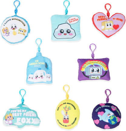 LankyBox Mystery Plush, verzamelbare clipons, officieel gelicenseerde LankyBox Merch-hoesje van 18 stuks