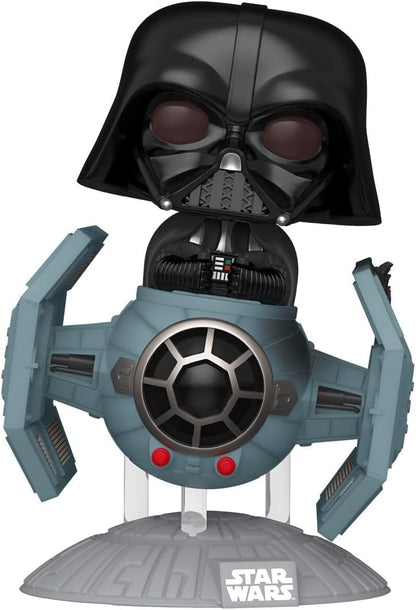 Funko Pop! Rides Deluxe: Star Wars Darkside - TIE Advanced X1 With Darth Vader - Collectable Vinyl Figure - Gift Idea - Official Merchandise - Toys for Kids & Adults - Movies Fans