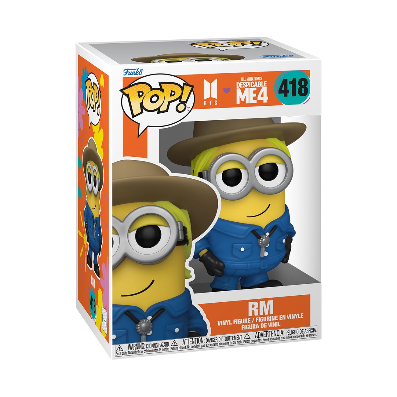 Funko Pop! Rocks: Minions X BTS - RM - BTS + Minions - Vinyl-Sammelfigur - Geschenkidee - Offizielle Handelswaren - Spielzeug Für Kinder und Erwachsene - Movies, Music Fans - Modellfigur Für Sammler