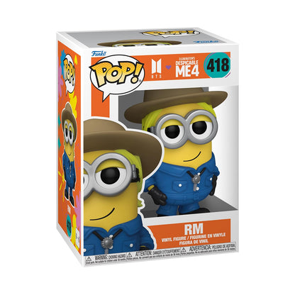 Funko Pop! Rocks: Minions X BTS - RM - BTS + Minions - Vinyl-Sammelfigur - Geschenkidee - Offizielle Handelswaren - Spielzeug Für Kinder und Erwachsene - Movies, Music Fans - Modellfigur Für Sammler