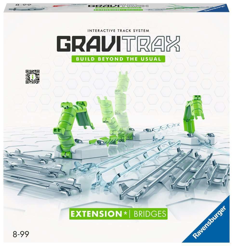 Ravensburger GraviTrax Bridges Expansion Pack Add On Extension Accessory - Marble Run and Construction Toy For Kids Age 8 Years and Up - STEM