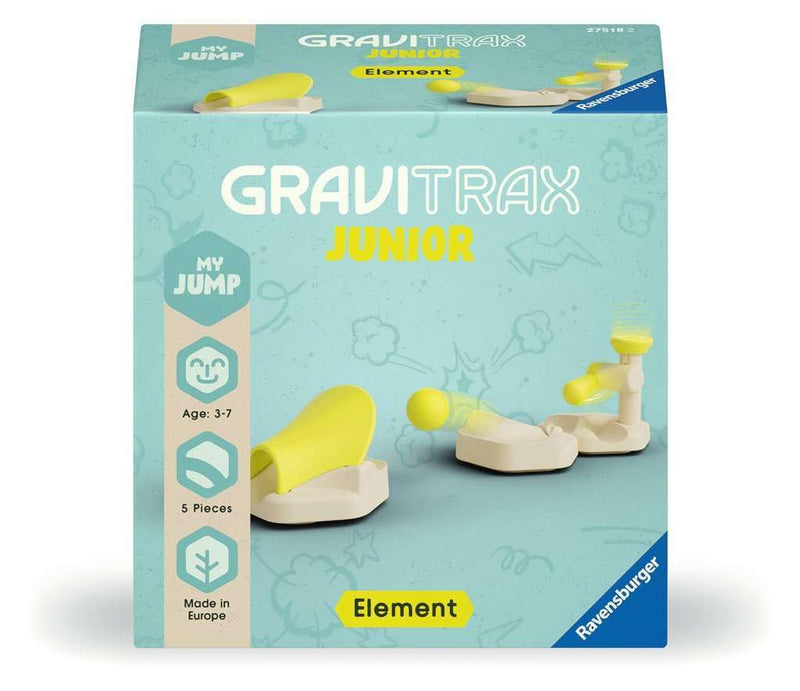 Ravensburger 23749 GraviTrax Junior Element Jump, Murmelbahn für Kinder ab 3 Jahren, Kugel schanzt über Bahn