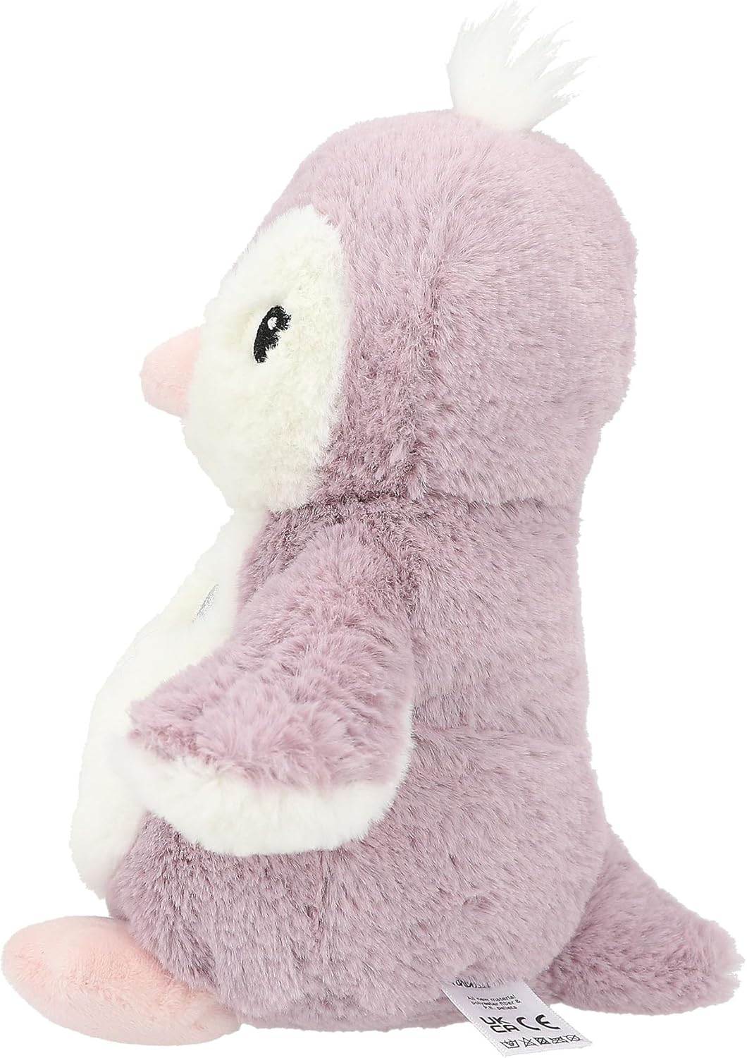 Depesche 13170 Princess Mimi - Kuscheltier Baby Pinguin in Lila und Weiß, ca. 18 cm großes Plüschtier