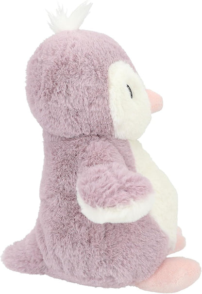 Depesche 13170 Princess Mimi - Kuscheltier Baby Pinguin in Lila und Weiß, ca. 18 cm großes Plüschtier