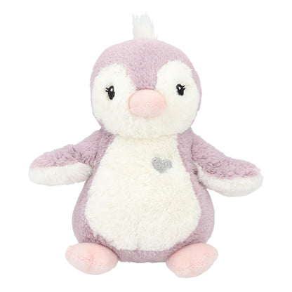Depesche 13170 Princess Mimi - Kuscheltier Baby Pinguin in Lila und Weiß, ca. 18 cm großes Plüschtier