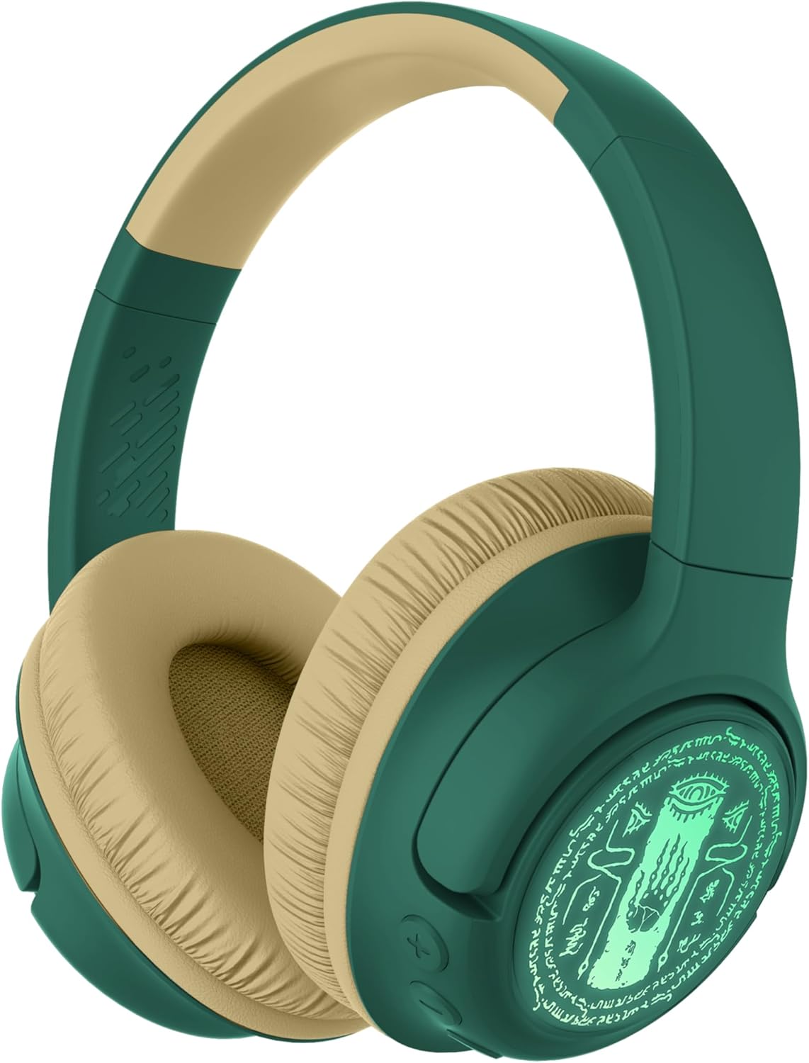 OTL Technologies ZD1143 Legend of Zelda LED Light Up Foldable Wireless Headphones Green