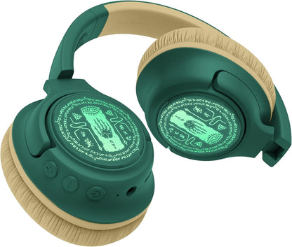 OTL Technologies ZD1143 Legend of Zelda LED Light Up Foldable Wireless Headphones Green