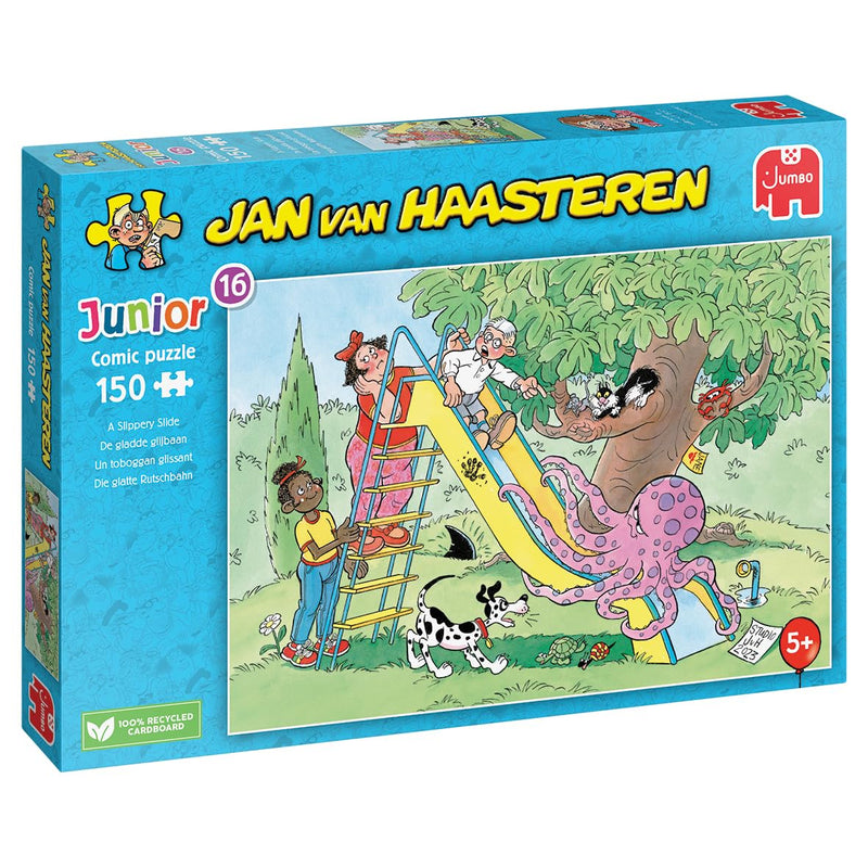 Jan van Haasteren Junior - De Gladde Glijbaan (150 Stukjes