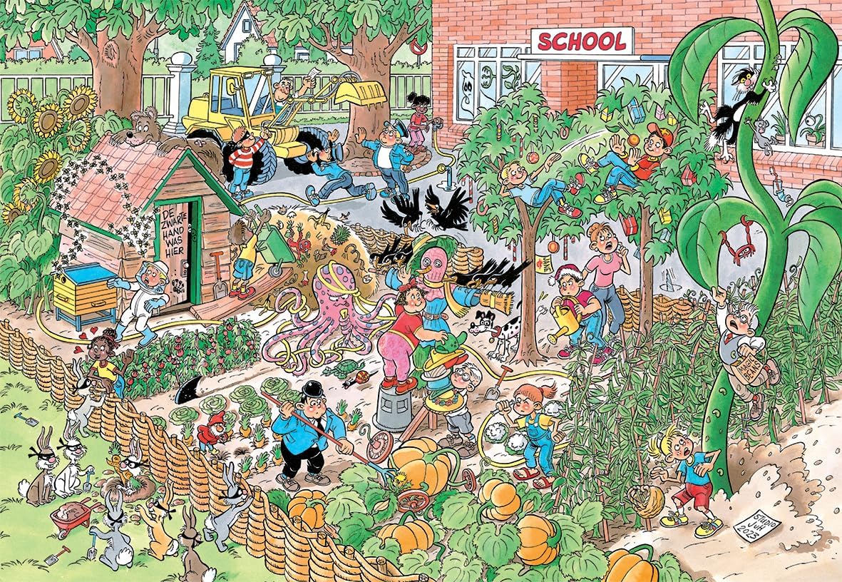 Jan van Haasteren Junior - De Schooltuin (360 Stukjes