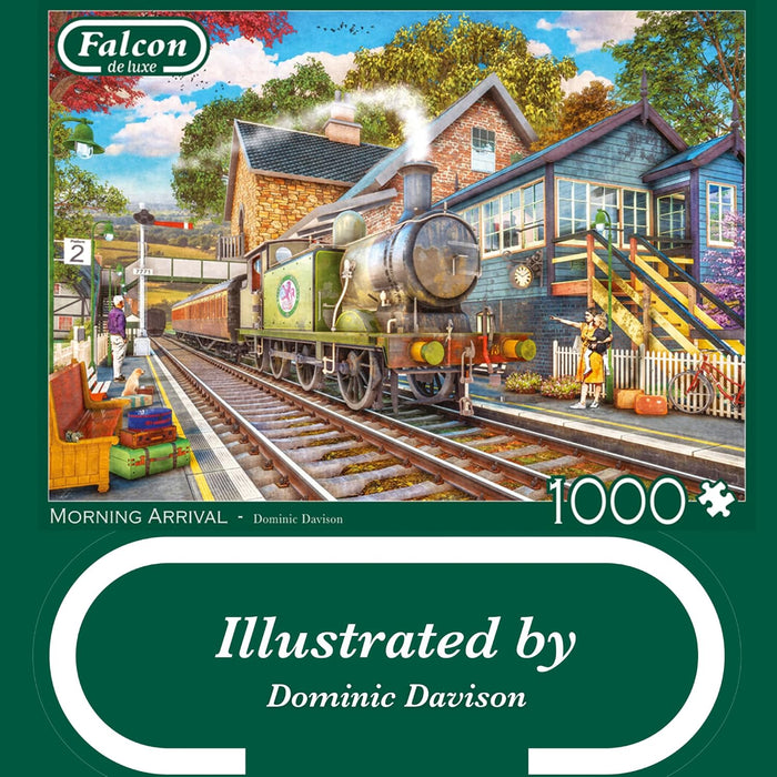 Jumbo 1110500248 Morning Arrival-1000 stukjes Puzzel Puzzle, blau/lila