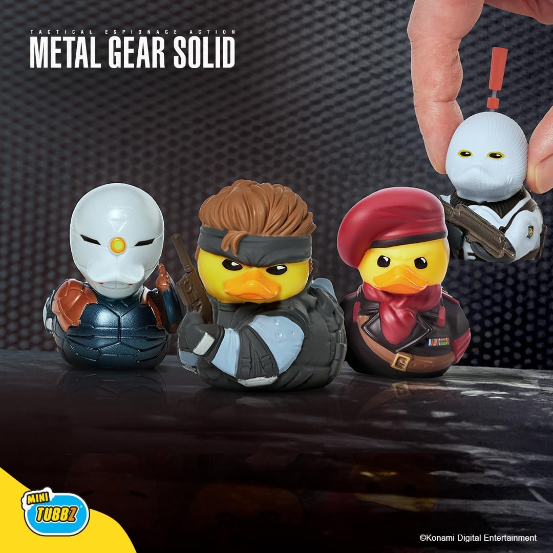 TUBBZ Mini: Metal Gear Solid - Solid Snake Cosplayende Rubberen Eend Vinylfiguur