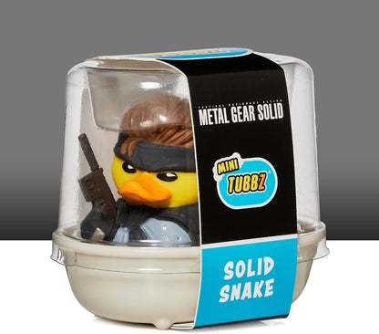 TUBBZ Mini: Metal Gear Solid - Solid Snake Cosplayende Rubberen Eend Vinylfiguur
