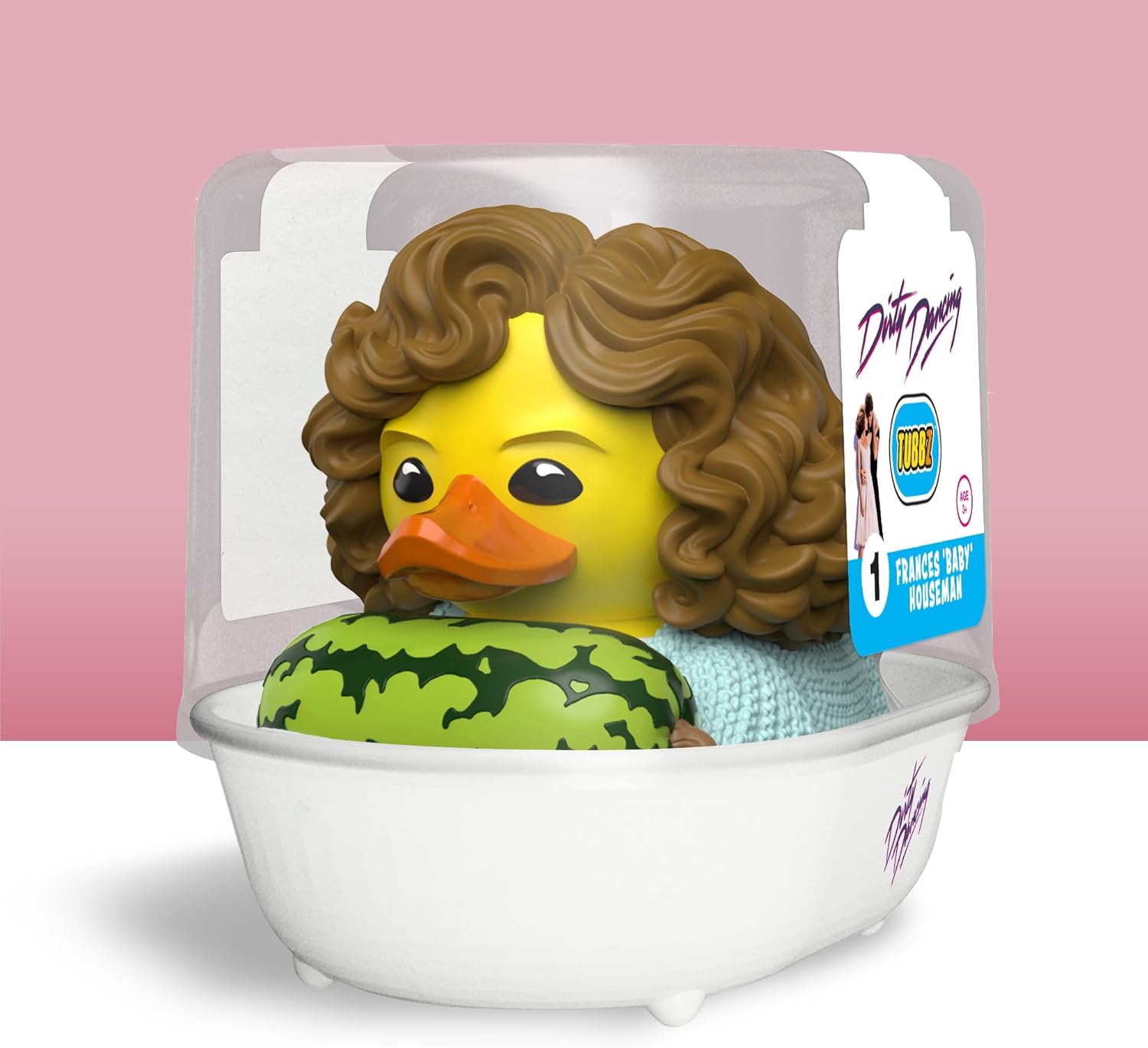 TUBBZ Eerste editie Frances 'Baby' Houseman Collectible Vinyl Rubber Duck Figuur - Officiële Dirty Dancing Merchandise - Muziek-tv en film