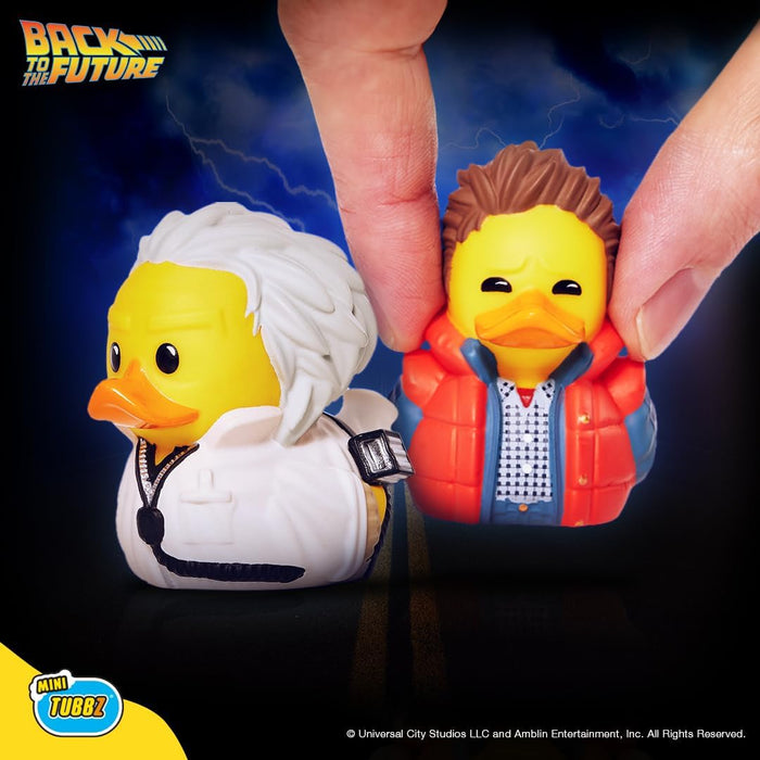 TUBBZ Mini Doc Brown Collectible Vinyl Rubber Duck Figure - Official Back to the Future Merchandise - Retro Action Movies & TV