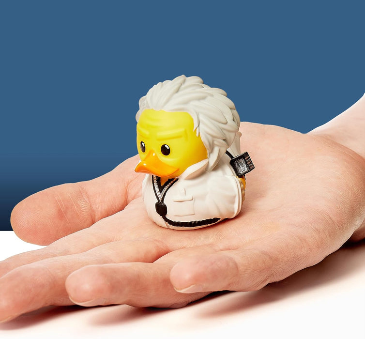 TUBBZ Mini Doc Brown Collectible Vinyl Rubber Duck Figure - Official Back to the Future Merchandise - Retro Action Movies & TV